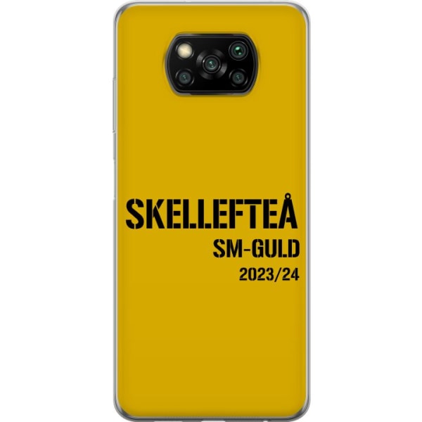 Xiaomi Poco X3 NFC Läpinäkyvä kuori Skellefteå SM KULTA