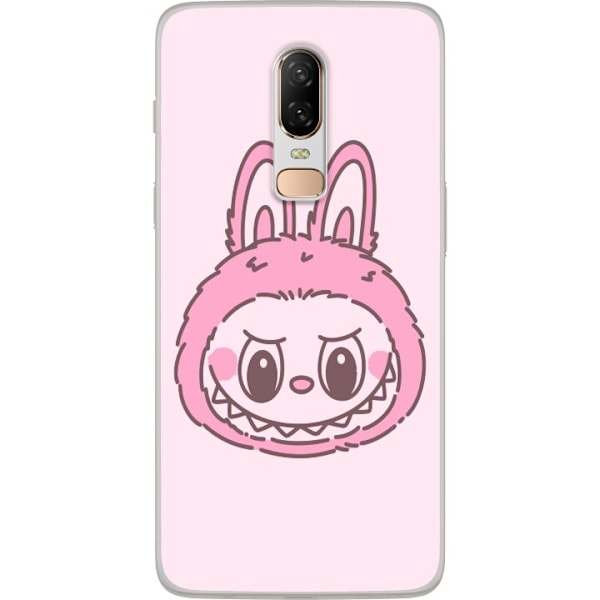 OnePlus 6 Läpinäkyvä kuori Labubu Eläinradan Bunny-versio