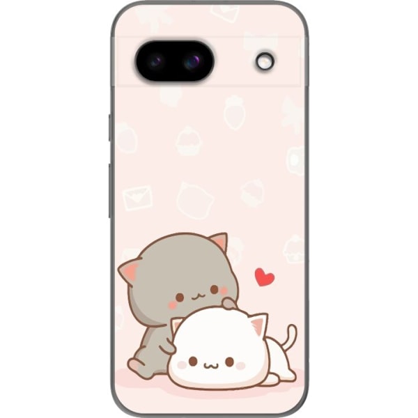 Google Pixel 8a Läpinäkyvä kuori Kawaii