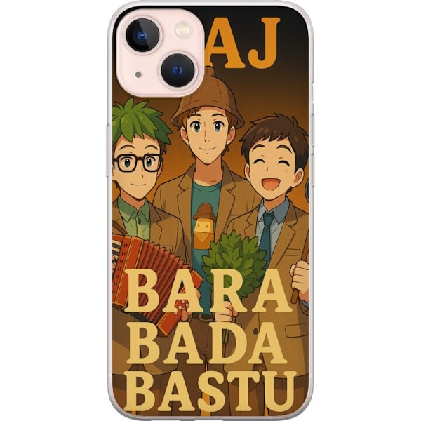 Apple iPhone 13 Läpinäkyvä kuori KAJ Bara vain kylpeä saun
