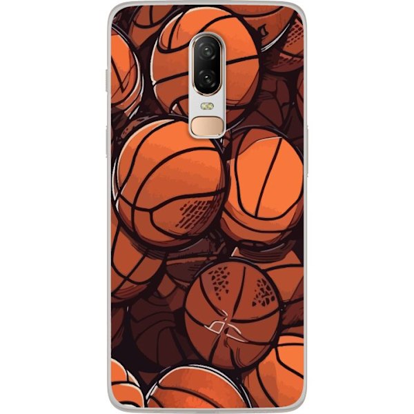 OnePlus 6 Gennemsigtig cover Basketbolde