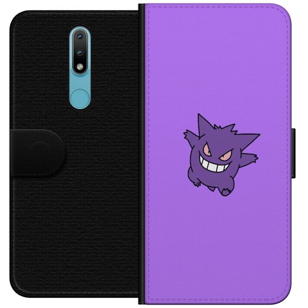 Nokia 2.4 Lompakkokotelo Gengar Pokémon