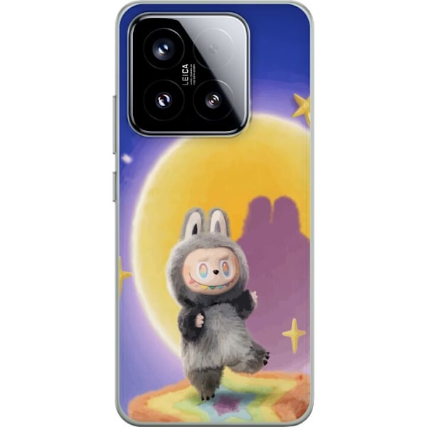 Xiaomi 15 Läpinäkyvä kuori Labubu Neon Pop - Neonväri pop-taiteen hirviö