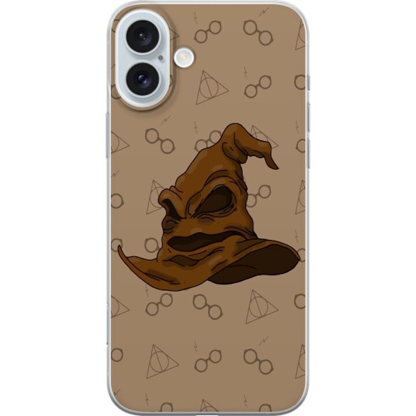 Apple iPhone 16 Plus Gennemsigtig cover Harry Potter Hat