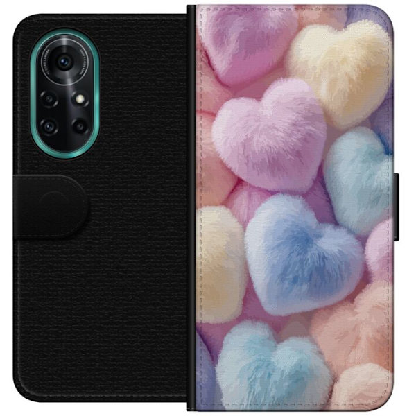 Huawei nova 8 Pro Plånboksfodral Hjärtan Kärlek Grafisk Design Romantiskt Motiv Populärt Symbol Grafiskt Mönster Dekoration