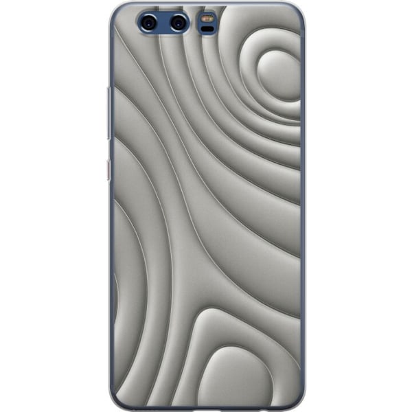 Huawei P10 Läpinäkyvä kuori Hopea-aallot
