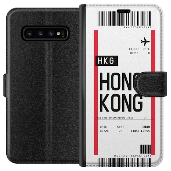 Samsung Galaxy S10 Tegnebogsetui Hongkong