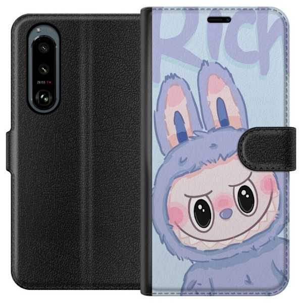 Sony Xperia 5 III Plånboksfodral Blue Bunny Labubu