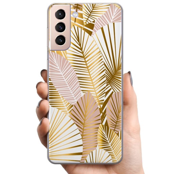 Samsung Galaxy S21 TPU Matkapuhelimen kuori Kulta