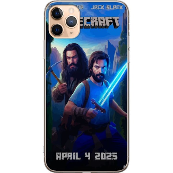 Apple iPhone 11 Pro Max Gennemsigtig cover En Minecraft-film