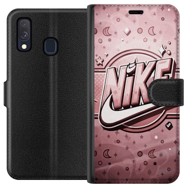 Samsung Galaxy A40 Plånboksfodral Nike Rosa