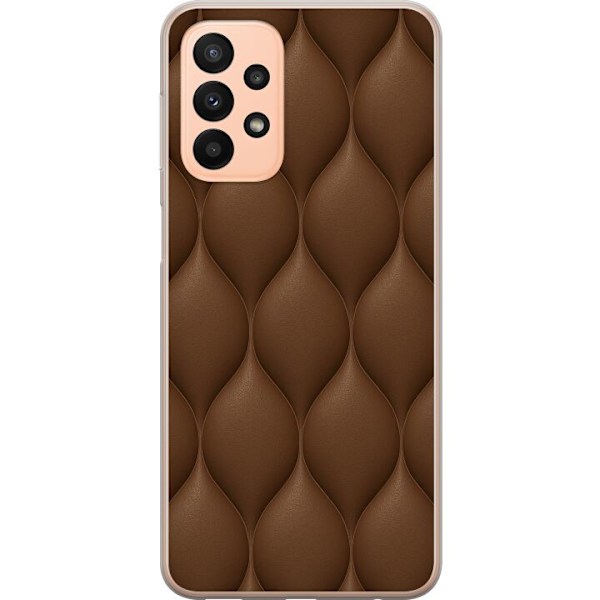 Samsung Galaxy A23 5G Genomskinligt Skal Cocoa Scales