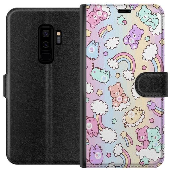 Kompatibel Tegnebogsetui til Samsung Galaxy S9+ Kawaii