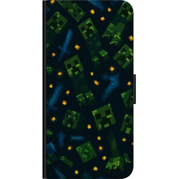 Kompatibelt Lommeboketui til Samsung Galaxy A20s Minecraft Dungeons Mob