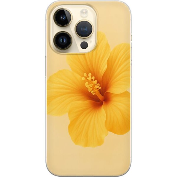 Apple iPhone 15 Pro Genomskinligt Skal Lemon Zing