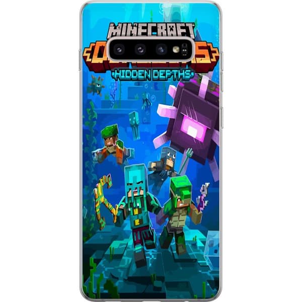 Kompatibelt Mobildeksel til Samsung Galaxy S10+ Minecraft
