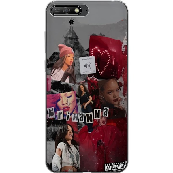 Huawei Y6 (2018) Genomskinligt Skal Rihanna – Iconic Fashion