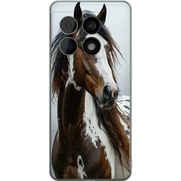 OnePlus 10 Pro Läpinäkyvä kuori Hevonen Eläimet Aihe Graafinen Suunnittelu Luonto Vahva Aihe Suosittu Taide Eläinten Teema Ratsastus