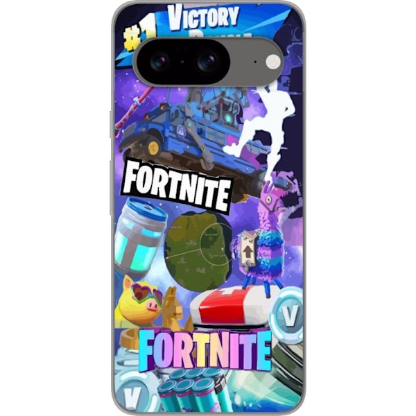 Google Pixel 8 Genomskinligt Skal Fortnite