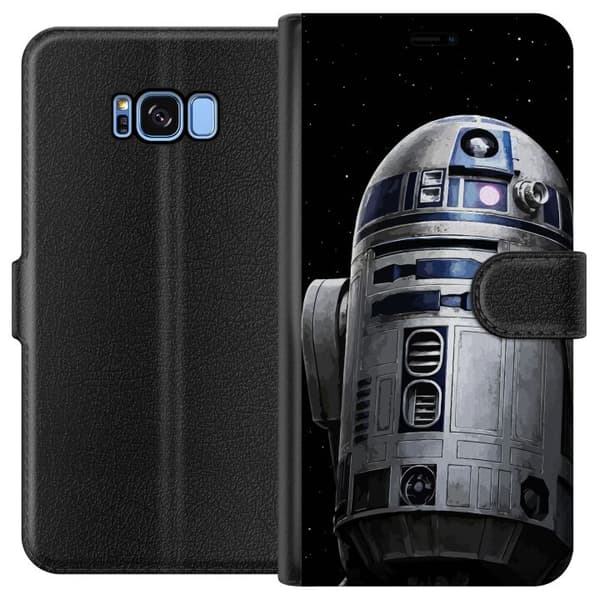 Kompatibelt Plånboksfodral till Samsung Galaxy S8 R2D2 Star Wars