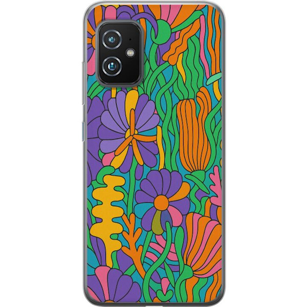 Asus Zenfone 8 Gjennomsiktig deksel Color Pop