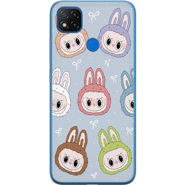 Xiaomi Redmi 9C Läpinäkyvä kuori Tähtikuvioitu hirviöasen