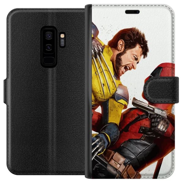 Kompatibel Tegnebogsetui til Samsung Galaxy S9+ Deadpool & Wolverine