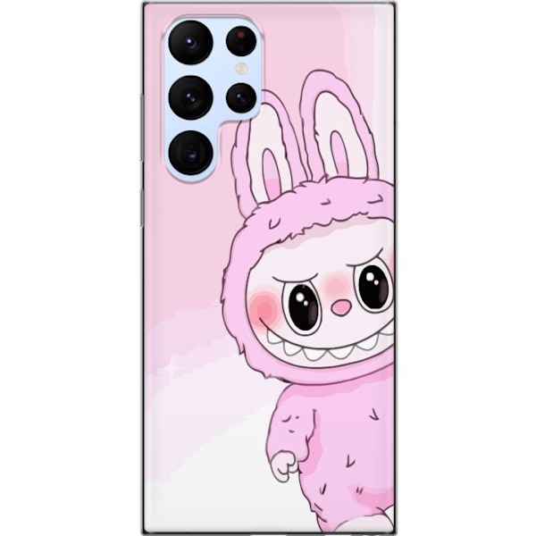 Samsung Galaxy S22 Ultra 5G Gennemsigtig cover Labubu Kanin-se