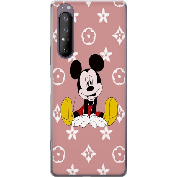 Sony Xperia 1 II Läpinäkyvä kuori Mickey Mouse