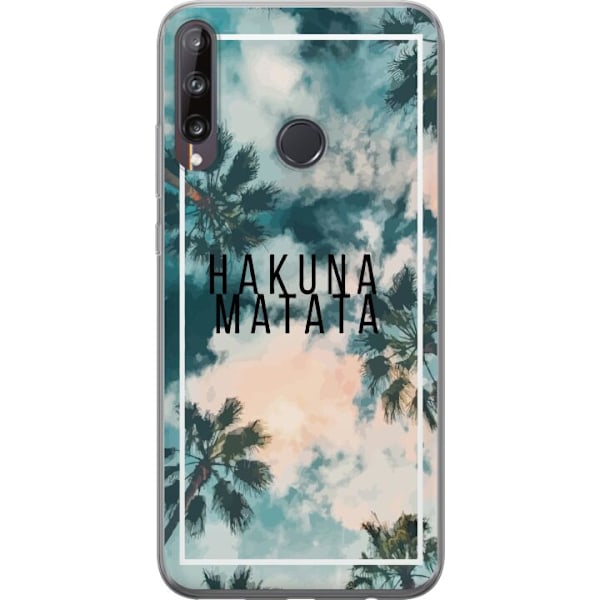 Huawei P40 lite E Gennemsigtig cover Hakuna Matata