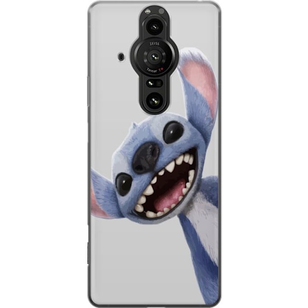 Sony Xperia Pro-I Genomskinligt Skal Stitch i Fart – Kawaii Design för Fans & Barn