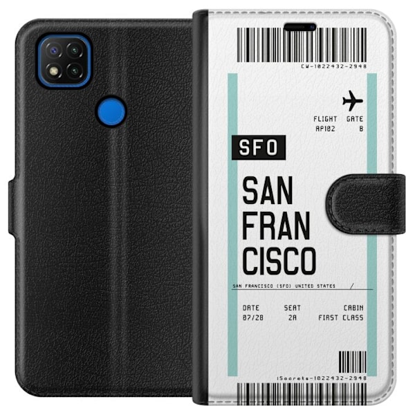 Xiaomi Redmi 9C Lommeboketui San Francisco