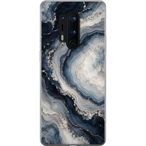 Kompatibelt Mobilskal till OnePlus 8 Pro Nattagat blå