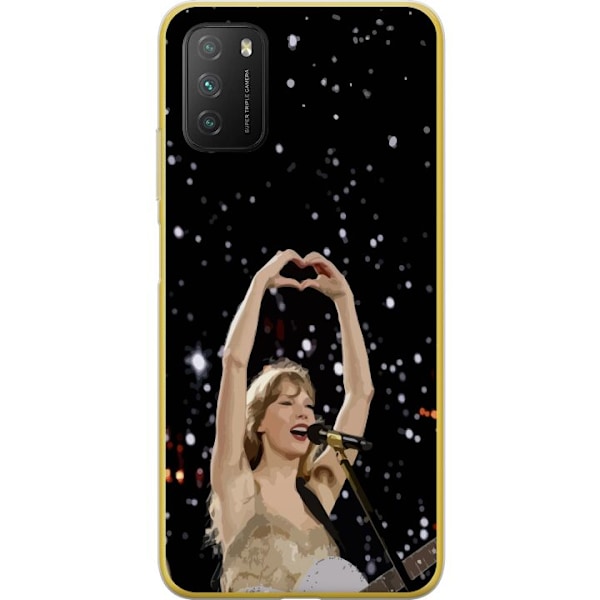 Xiaomi Poco M3  Läpinäkyvä kuori Taylor Swift