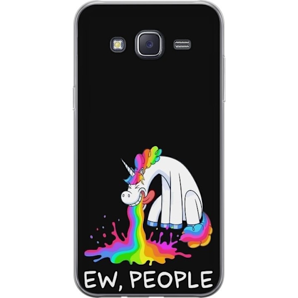 Samsung Galaxy J5 Gennemsigtig cover EW People Unicorn