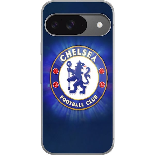 Google Pixel 9 Gjennomsiktig deksel Chelsea Fotball