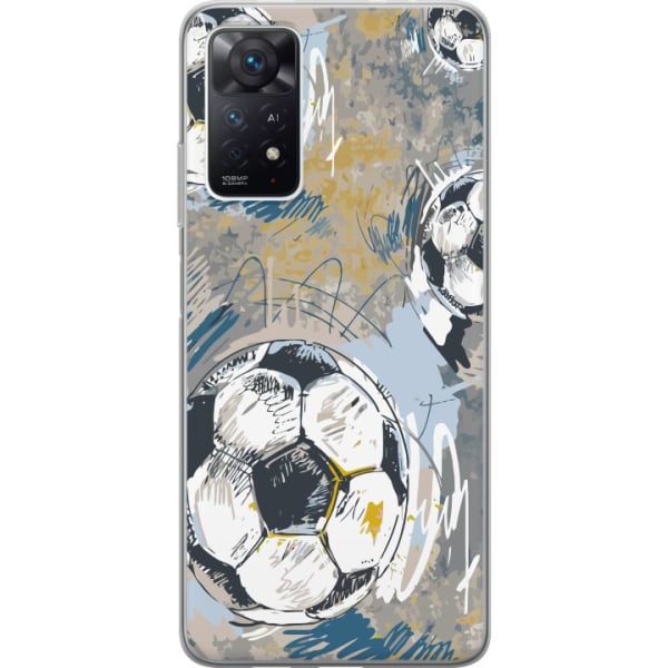 Xiaomi Redmi Note 11 Pro 5G Gjennomsiktig deksel Fotball