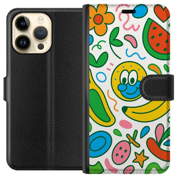 Apple iPhone 15 Pro Max Lommeboketui Sommerfuglslør
