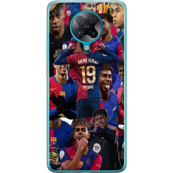 Xiaomi Poco F2 Pro Läpinäkyvä kuori Lamine Yamal mobiilikotelo jalkapallofaneille