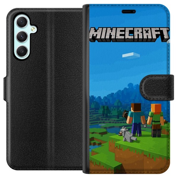 Samsung Galaxy A34 Tegnebogsetui Minecraft Key Art