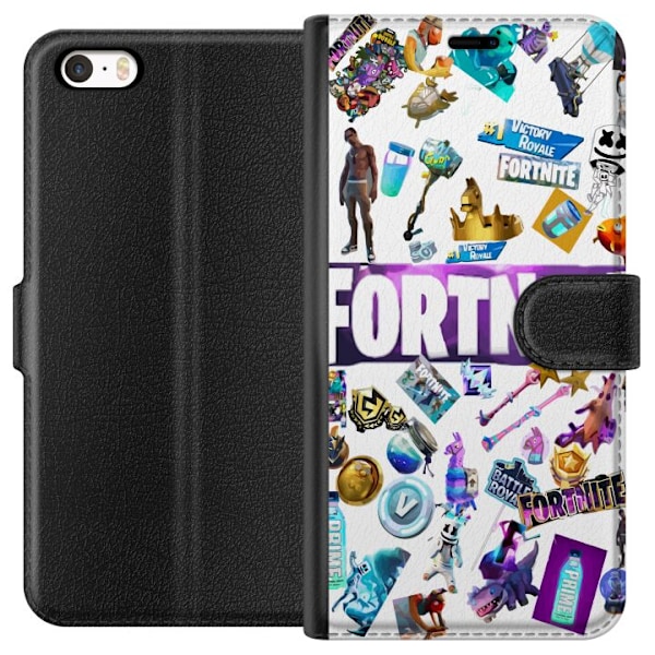 Apple iPhone 5 Lompakkokotelo Fortnite