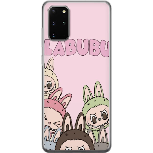 Samsung Galaxy S20+ Läpinäkyvä kuori Labubu Pop Mart Hahmot Keräilykohteet Suosittu Hahmosarja Suunnittelu Pop Mart Leikkikalutaide Aihe