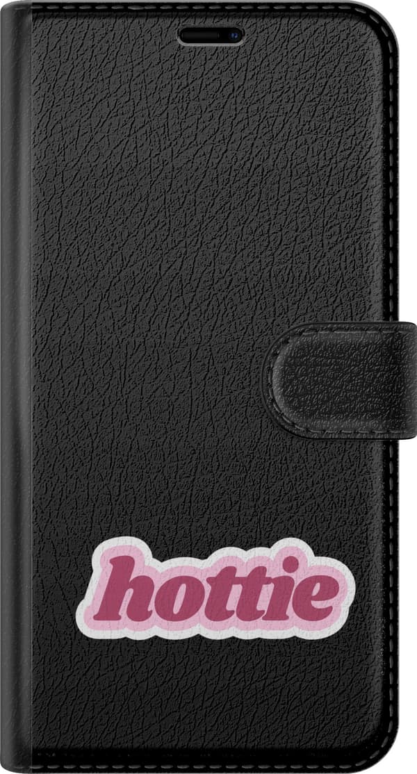 Kompatibelt Lommeboketui til Apple iPhone 6s Het tekst - Rosa motiv med hottie - Rosa tekst. rosa