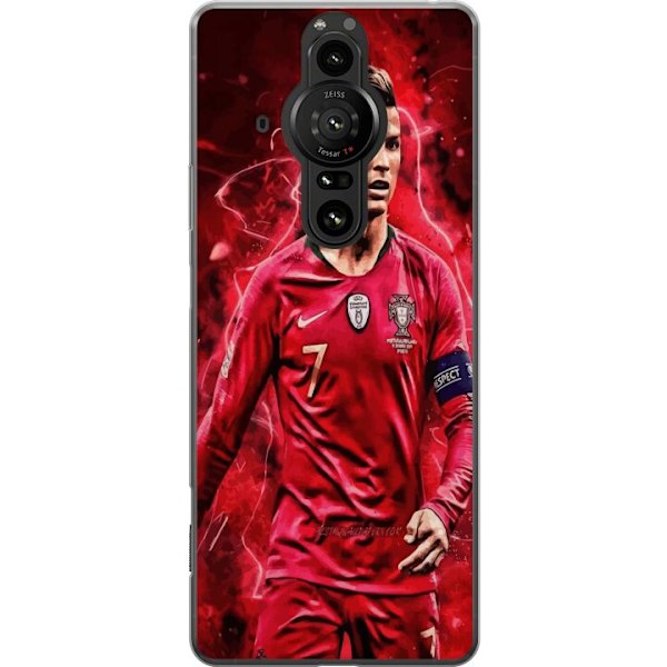 Sony Xperia Pro-I Genomskinligt Skal Ronaldo Skills – CR7 Design för Äkta Supporters