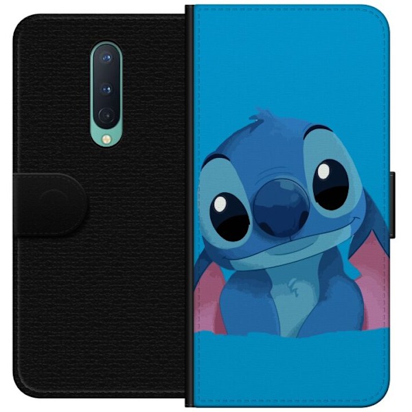 OnePlus 8 Lompakkokotelo Stitch Sininen