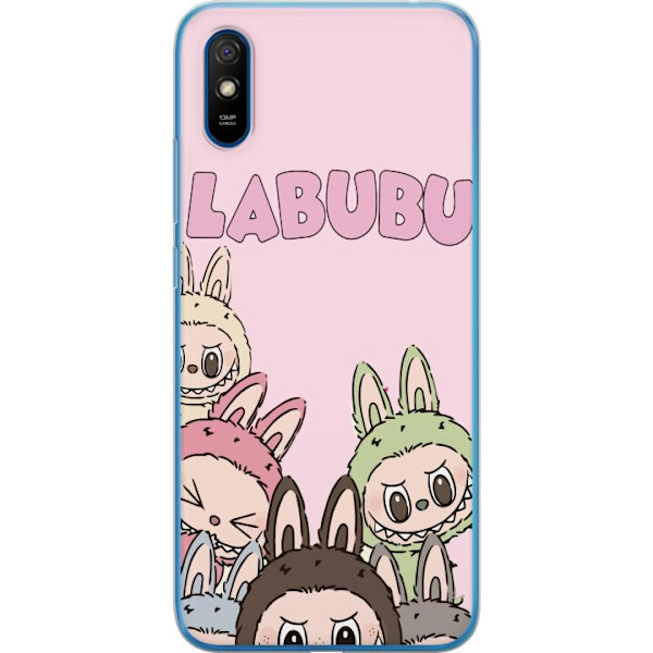 Xiaomi Redmi 9A Läpinäkyvä kuori Labubu Pop Mart Hahmot Keräilykohteet Suosittu Hahmosarja Suunnittelu Pop Mart Leikkikalutaide Aihe