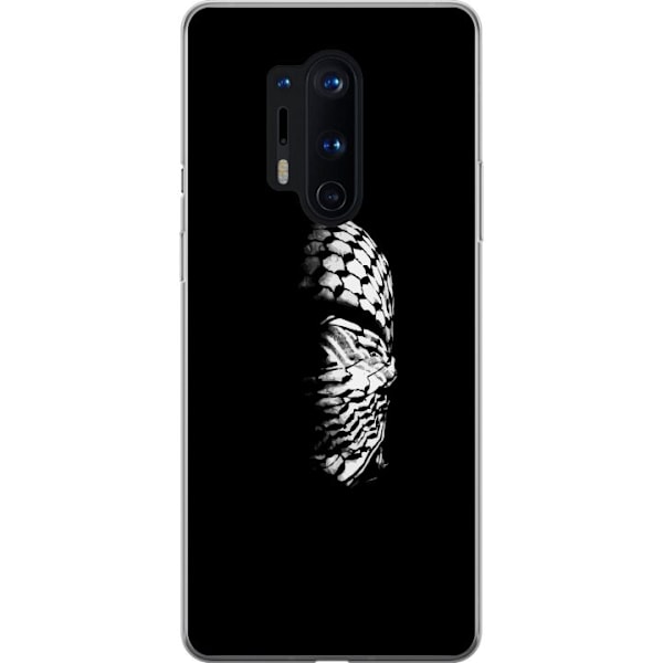 OnePlus 8 Pro Genomskinligt Skal Keffiyeh-mönster – klassis