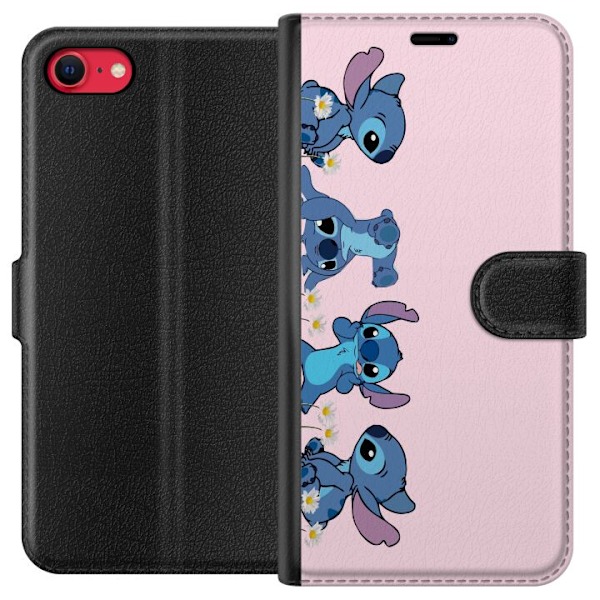 Apple iPhone 8 Plånboksfodral Stitch Skratt & Bus – Perfekt
