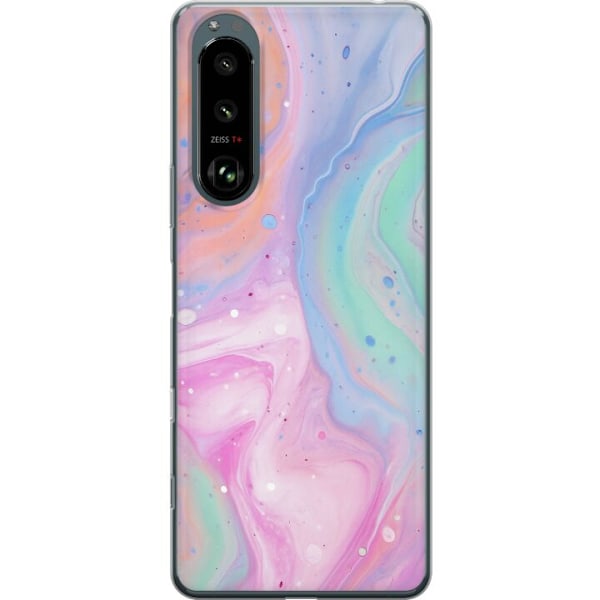 Sony Xperia 5 III Genomskinligt Skal Pastellmarmor