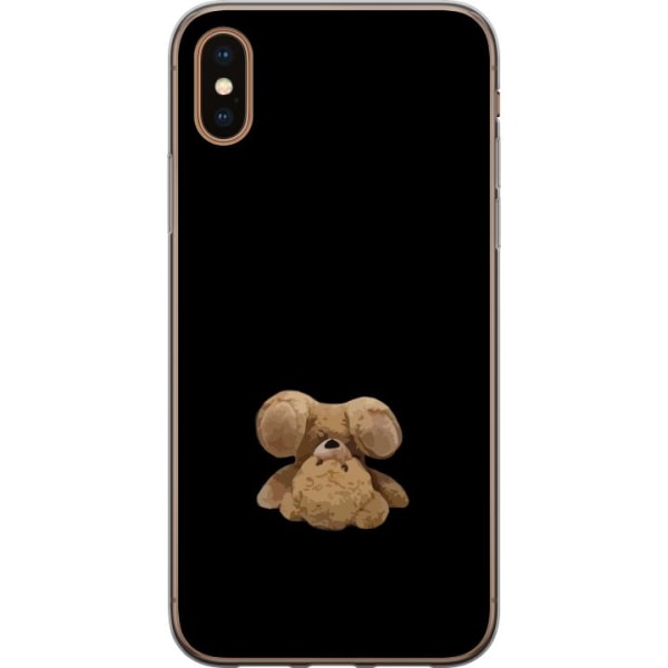 Apple iPhone XS Max Gennemsigtig cover Op og ned bjørn